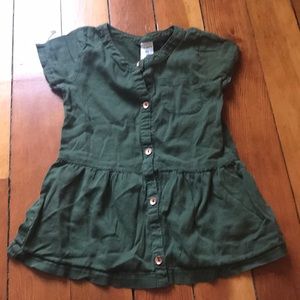 Carter hunter green T-shirt dress